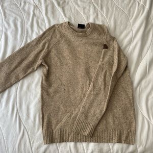 Sherpa crewneck sweater